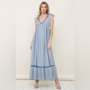 Blue Maxi Dress Size Small